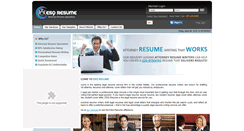 Desktop Screenshot of esqresume.com